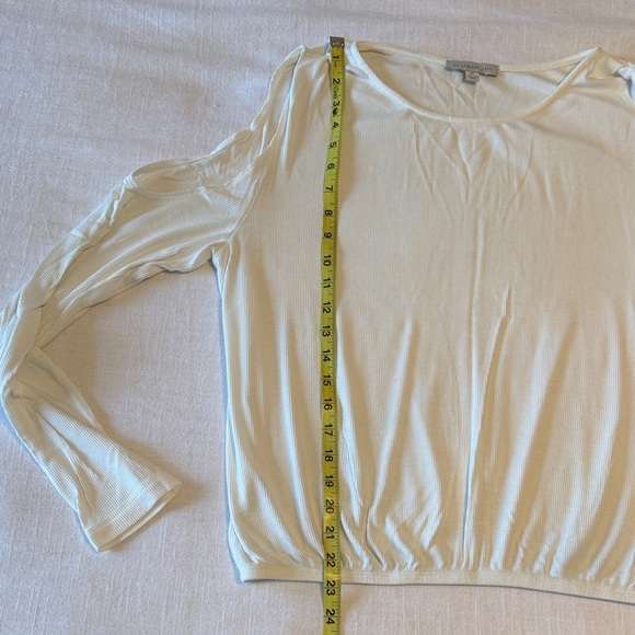 👚 EUC Women’s Alison Joy “Loni” Open Shoulder Ribbed Top – Size XL - Picture 11 of 11